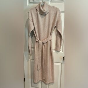 Blush sweater dress